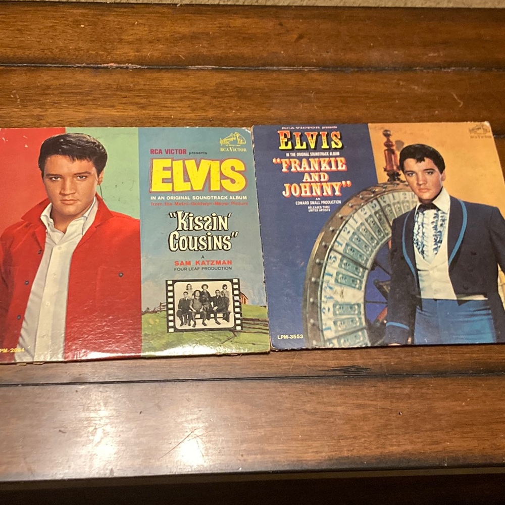 Elvis Presley Movie Record Albums.